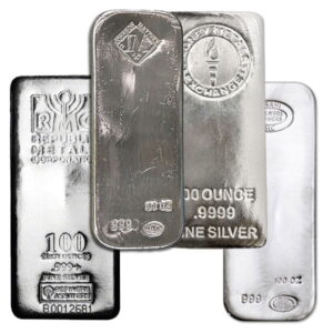 100 oz American Silver Eagle Bar .9999